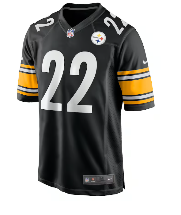 Pittsburgh Steelers #22 Najee Harris Nike Mens Game Jersey - Black