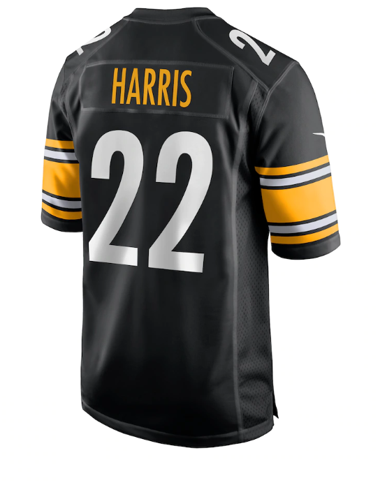Pittsburgh Steelers #22 Najee Harris Nike Mens Game Jersey - Black