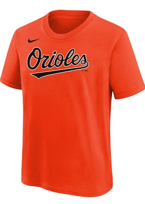 Baltimore Orioles Nike #2 Gunnar Henderson Youth Player Orange T-Shirt