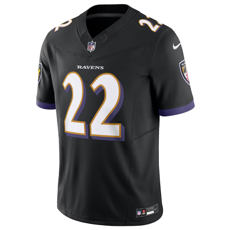 Baltimore Ravens Nike Derrick Henry #22 Men's F.U.S.E Black Jersey