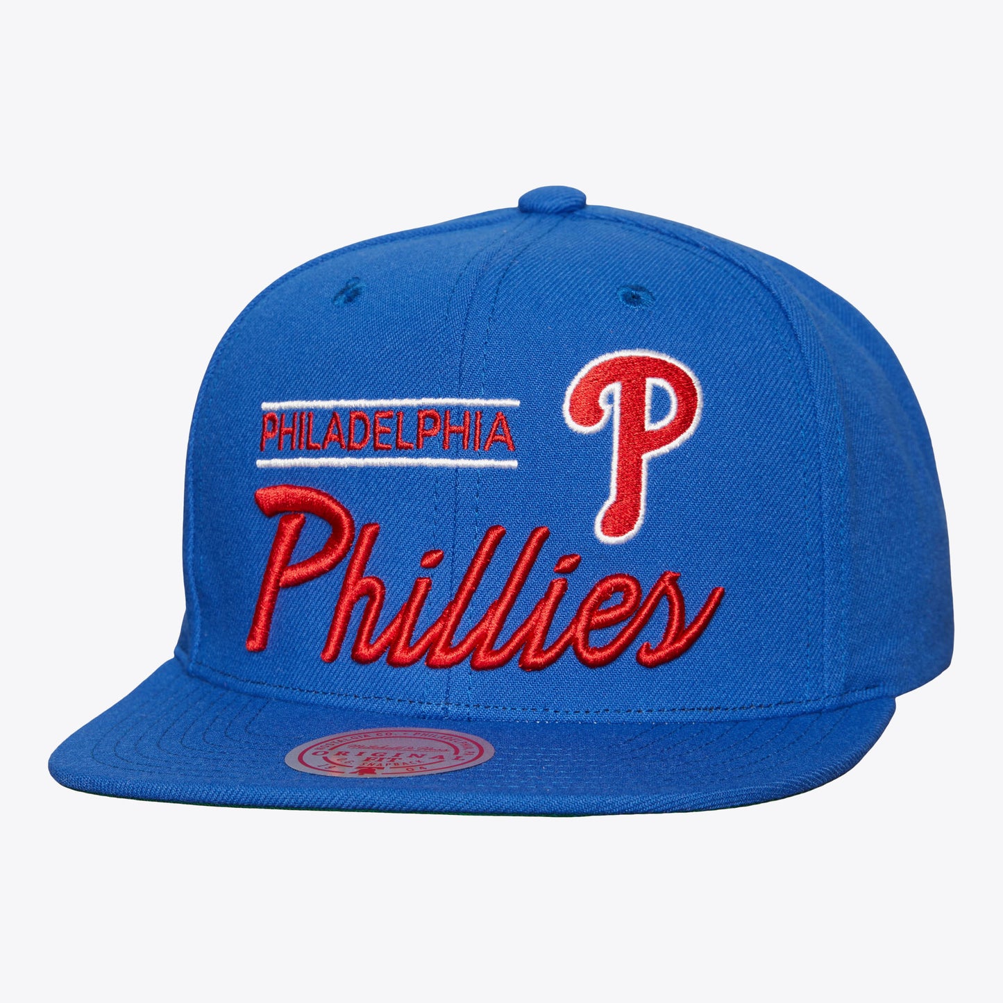 Philadelphia Phillies Mitchell & Ness Retro Lockup  Cooperstown Snapback Hat