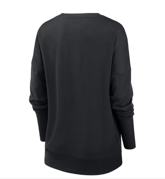 Baltimore Ravens Womens Nike Historic Fleece Crew Sweatshirts Black