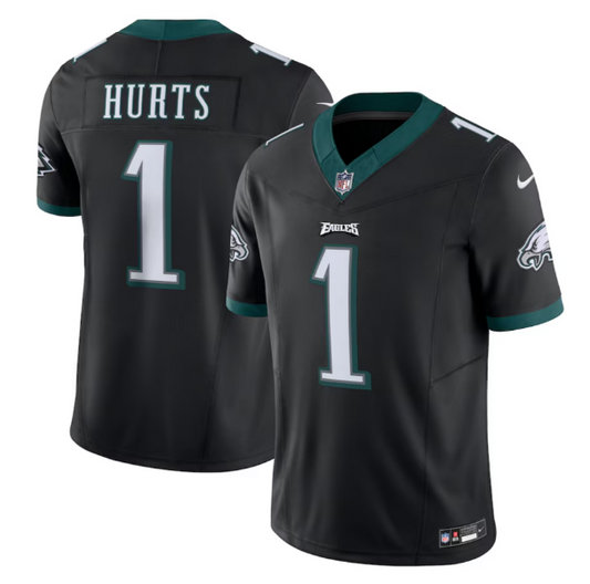 Phiadelphia Eagles # 1 Jalen Hurts Nike F.U.S.E. Limited Jersey - Black