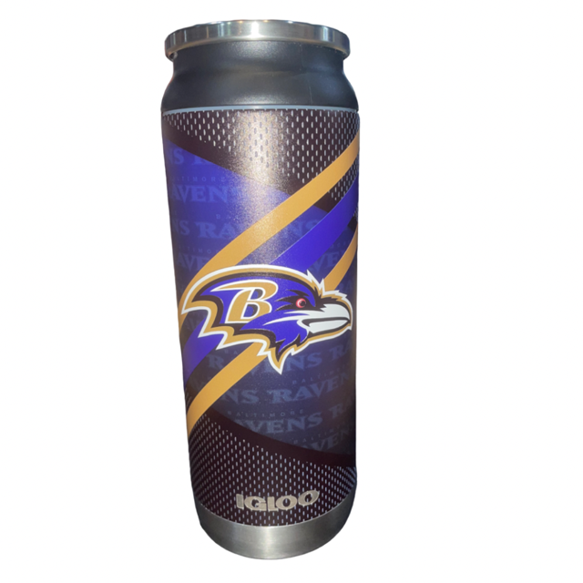 Baltmore Ravens IGLOO 16oz Stainless Steel Tumbler
