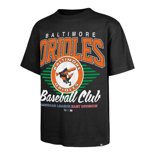 Baltimore Orioles '47 Brand Cooperstown Extended Play Foundation Black T-Shirt
