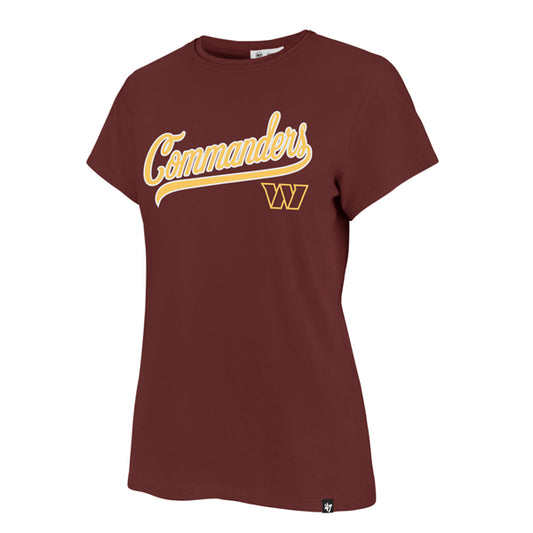 Washington Commanders '47 Women's Tail Sweep T-Shirt- Mission Red