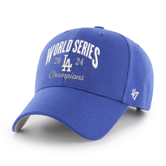 Los Angeles Dodgers '47 2024 World Series Champions MVP Adjustable Hat -Royal