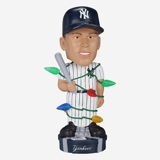 New York Yankees Forever Collectibles Aaron Judge Holiday String Light Bobblehead