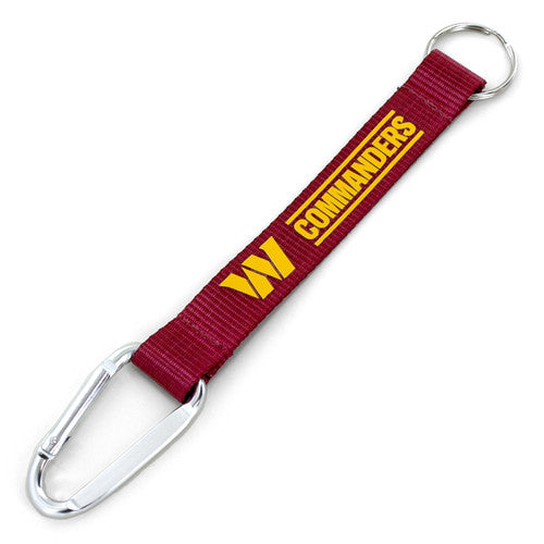 Washington Commanders Carabiner Lanyard Key Strap