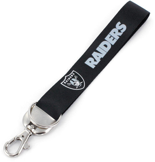 Las Vegas Raiders Deluxe  Keychain Wristlet Lanyard