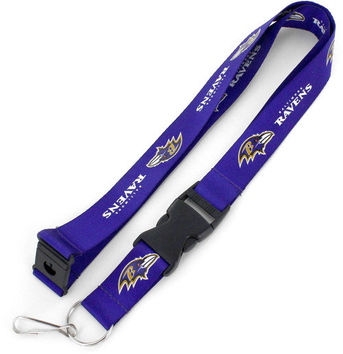 Baltimore Ravens Aminco Purple Team Lanyard