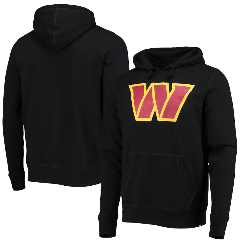 Washington Commanders '47 Imprint Headline Pullover Hoodie - Black