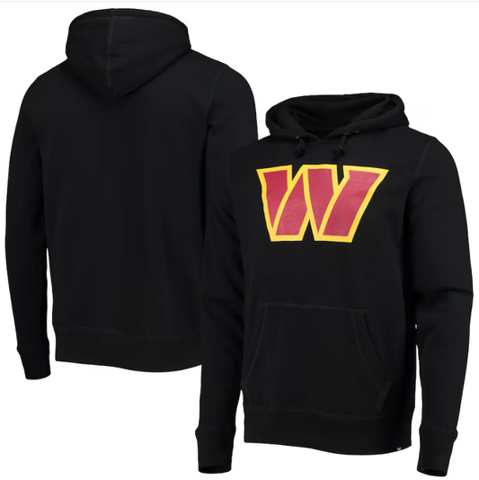 Washington Commanders '47 Imprint Headline Pullover Hoodie - Black