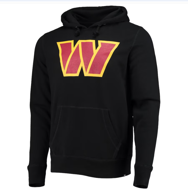 Washington Commanders '47 Imprint Headline Pullover Hoodie - Black
