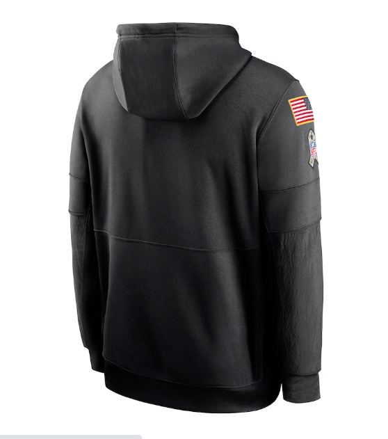 Indianapolis Colts Nike Salute to Service Sideline Performance Hoodie- Black