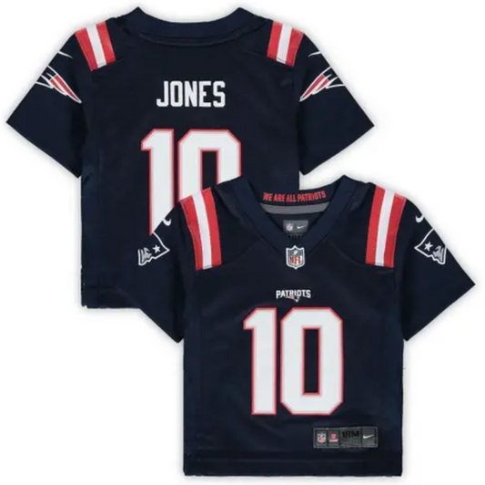 New England Patriots # 10 Mac Jones Infant Nike Game Jersey - Navy