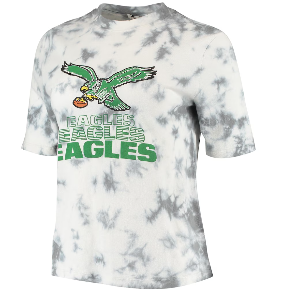 Philadelphia Eagles Junk Food Women's Team Spirit Tie Dye  T-Shirt