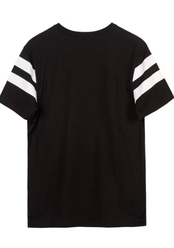 Pittsburgh Steelers Junk Food Black GRIDIRON Short Sleeve Fashion T Shirt