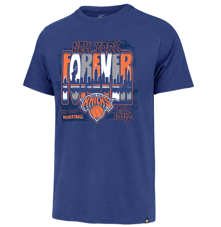 New York Knicks '47 Forever Franklin T-Shirt- Blue