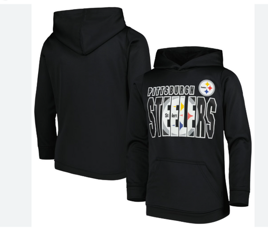 Pittsburgh Steelers Outerstuff Toddler Logo Black Hoodie
