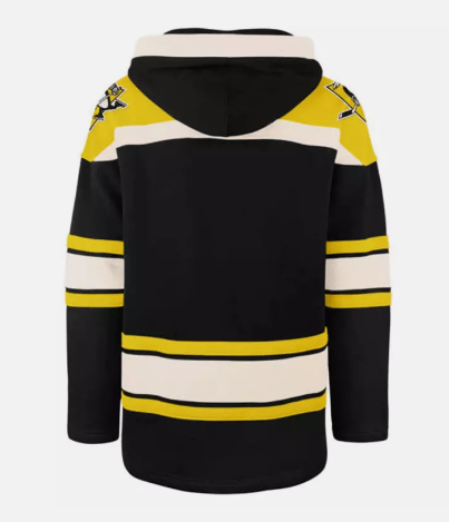Pittsburgh Penguins NHL Superior Men's Lacer Hoodie - Black