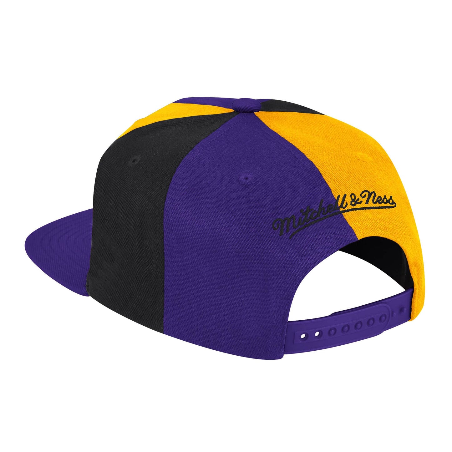 Los Angeles Lakers Mitchell & Ness Pinwheel Snapback - Purple