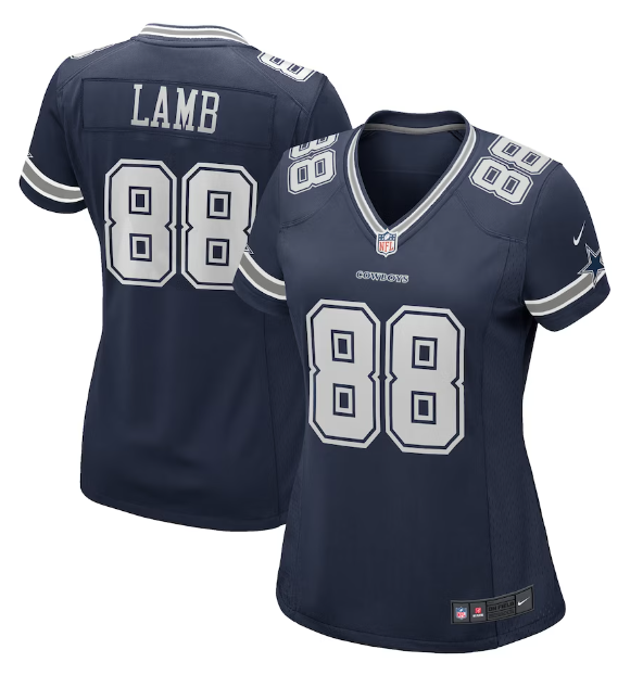 Dallas Cowboys Nike Women's #88 CeeDee Lamb Game Blue Jersey