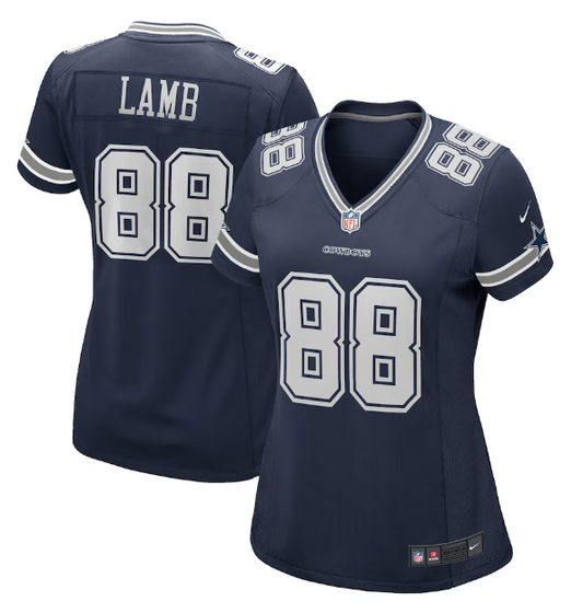 Dallas Cowboys Nike Women's #88 CeeDee Lamb Game Blue Jersey