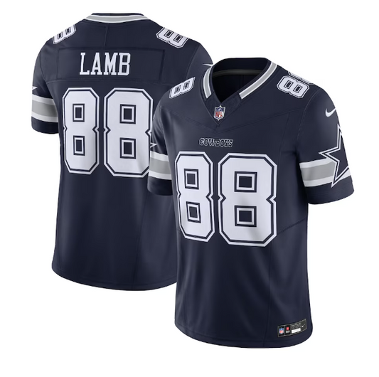 Dallas Cowboys #88 CecDee Lamb Nike Vapor F.U.S.E. Limited Jersey- Navy