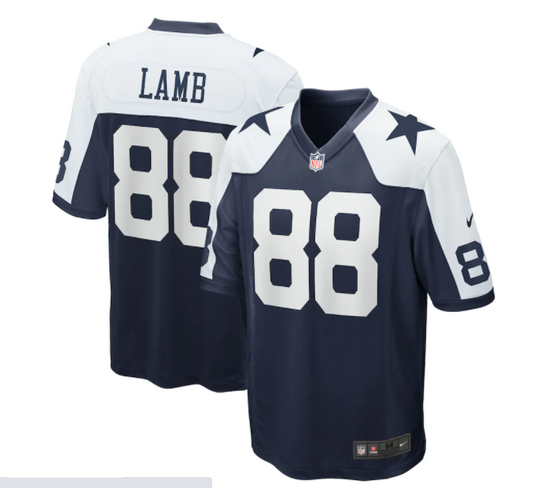 CeeDee Lamb Nike #88  Dallas Cowboys Throwback Game Men's Jersey