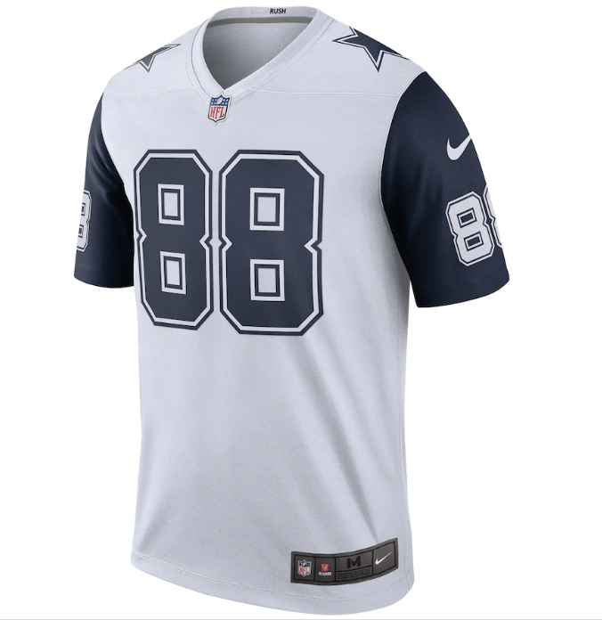 Dallas Cowboys Nike #88CeeDee Lamb White Legend Color Rush Men's Jersey