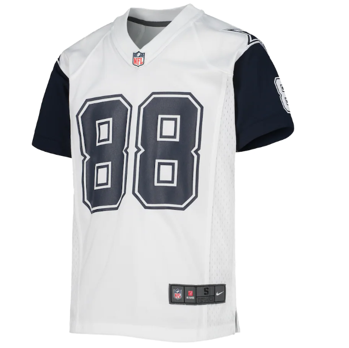 Dallas Cowboys Nike #88 CeeDee Lamb Youth Game Jersey - White Color Rush