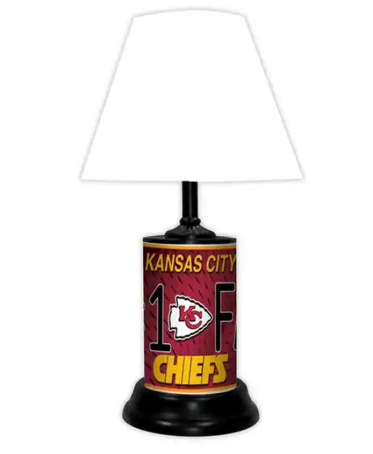 Kansas City Chiefs #1 Fan Team Fan Lamp