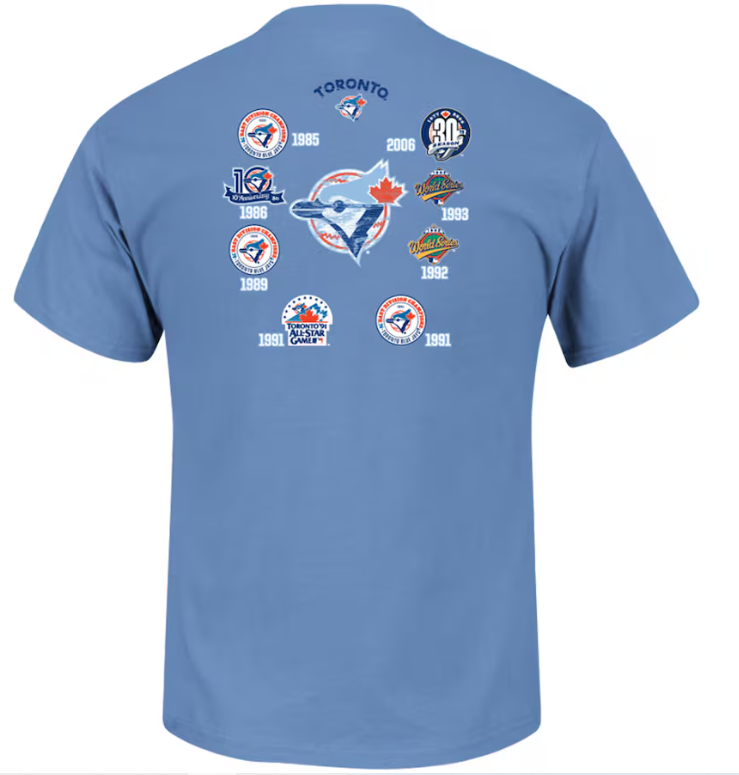 Toronto Blue Blue Jays Majestic Jays Last Rally Men's T-shirt