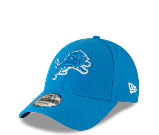 Detroit Lions New Era League 9FORTY Adjustable Hat - Blue