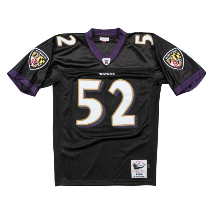 Baltimore Ravens Mitchell & Ness# 52 Ray Lewis Hall Of Fame Legacy Black Jersey