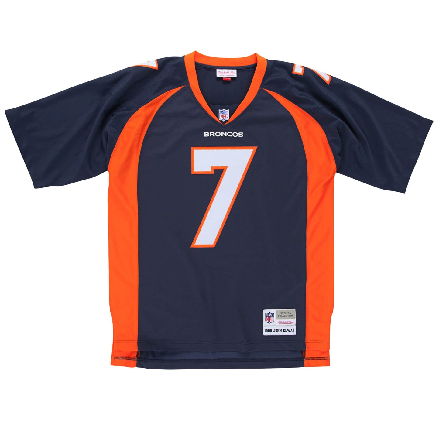 Denver Broncos Mitchell & Ness #7 John Elway 1998 Legacy Mens Jersey - Blue