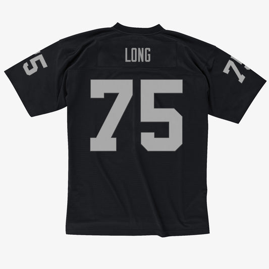 Oakland Raiders Mitchell & Ness # 75 Howie Long 1988 Black Legacy Jersey