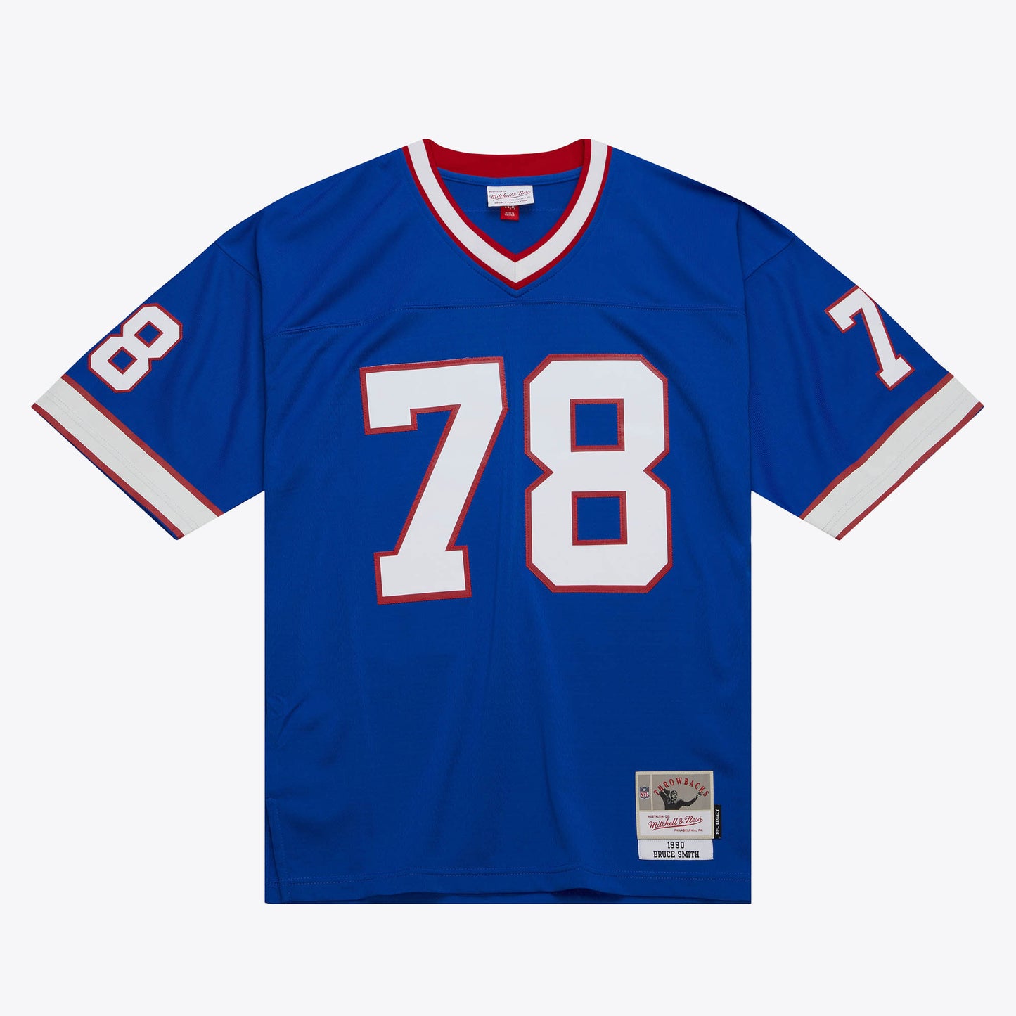 Buffalo Bills Mitchell & Ness # 78 Bruce Smith 1990 Legacy Jersey- Blue