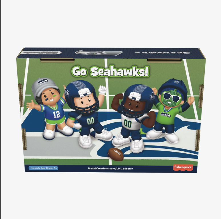 Seattle Seahawks NFL Fisher Price Little People Collector Set Series 1
