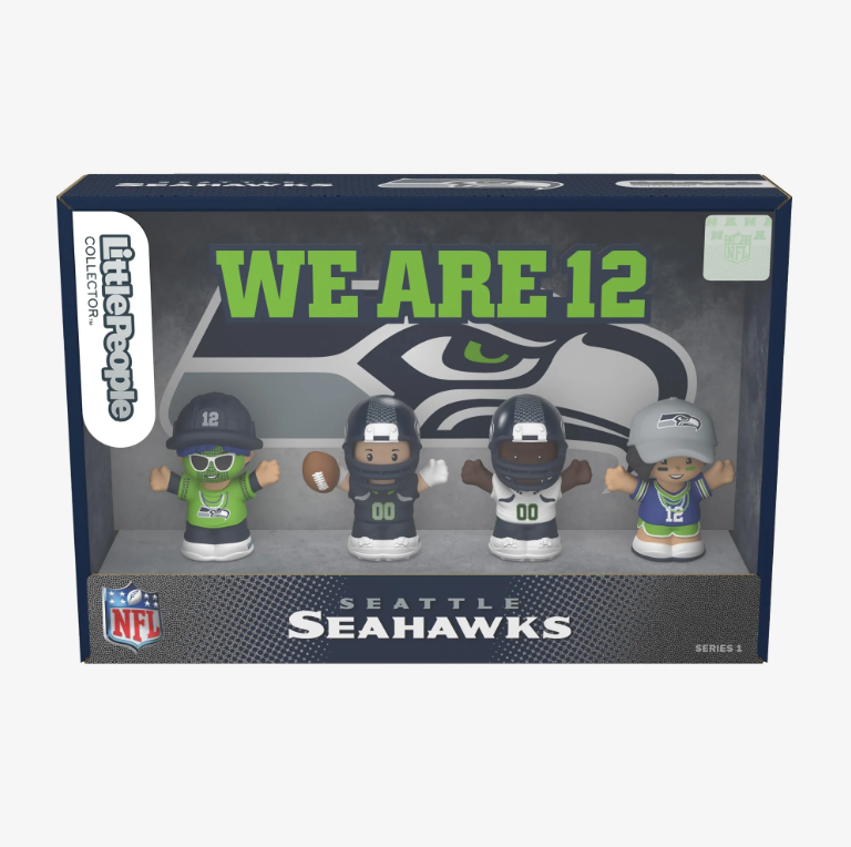 Seattle Seahawks NFL Fisher Price Little People Collector Set Series 1