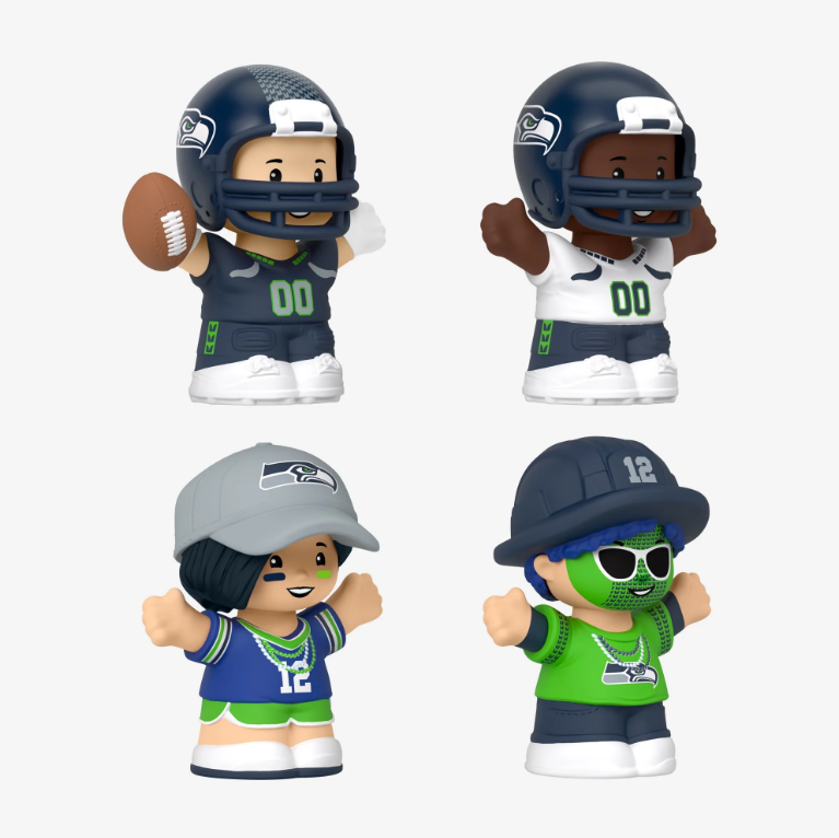 Seattle Seahawks NFL Fisher Price Little People Collector Set Series 1