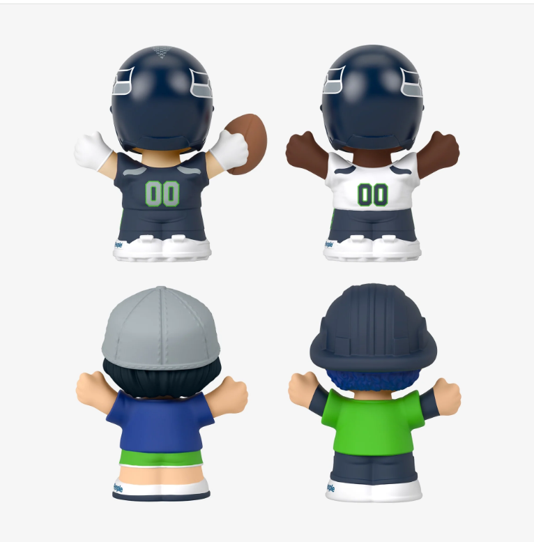 Seattle Seahawks NFL Fisher Price Little People Collector Set Series 1