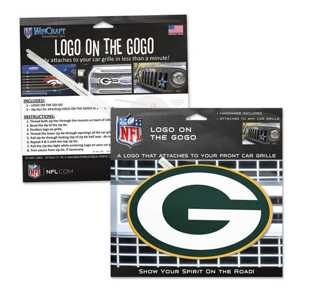 Baltimore Ravens Wincraft Logo On the GoGo Car Grill Accessory