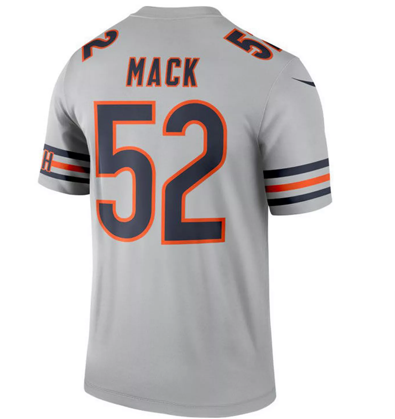 Chicago Bears Nike #52 Khalil Mack Youth Inverted Jersey