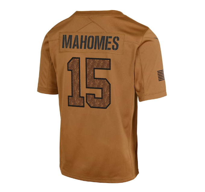 Kansas City Chiefs Nike Youth #15 Patrick Mahomes Salute to Service Jersey