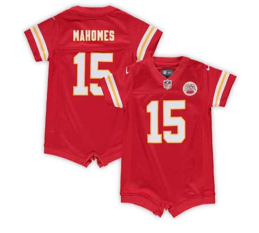 Kansas City Chiefs Nike #12 Patrick Mahomes Infant Jersey Romper - Red