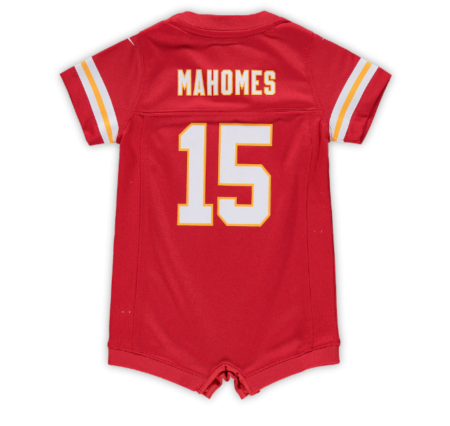 Kansas City Chiefs Nike #12 Patrick Mahomes Infant Jersey Romper - Red