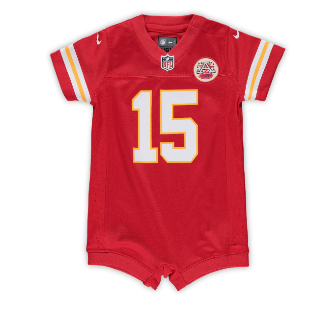 Kansas City Chiefs Nike #12 Patrick Mahomes Infant Jersey Romper - Red