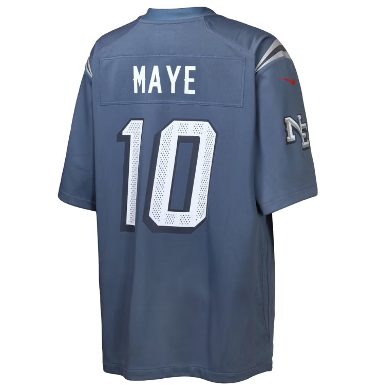 New England Patriots Nike # 10 Youth Rivalries Collection Game Jersey - Blue